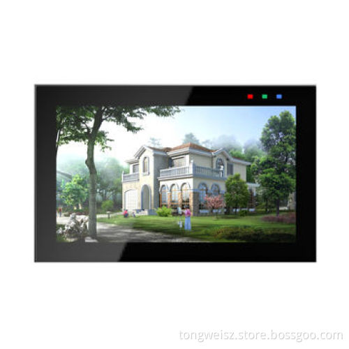 Wired video door phone, 9-inch full touch screen, supports unlock/calling/intercom/snapshot/monitorNew